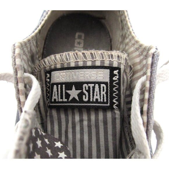 Converse Chuck Taylor All Star Low Top Canvas Shoes Womens 7 Star Stripe Lining - Picture 5 of 14